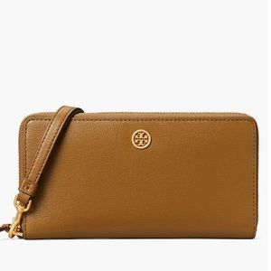 Tory Burch Robinson Continental Leather Wallet